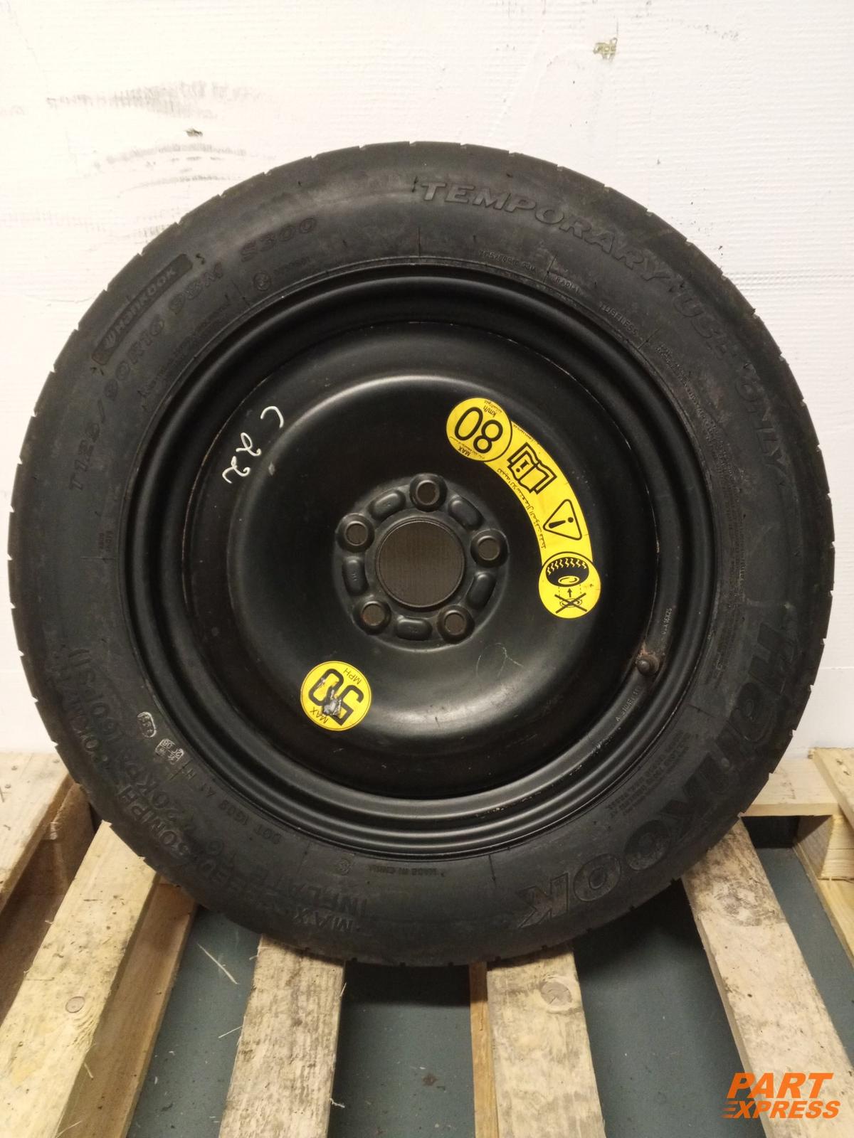 Roue de Secours Notrad Ford Focus Mk3 2011 - 2015 125/90 16 Zoll Hankook