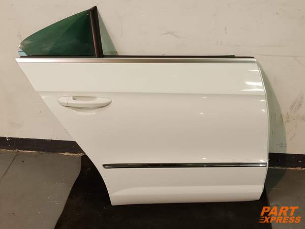 Porte Complète Arrière Droite VW Passat CC B7 Berline Blanc B4 B9A Candy 2012-2017