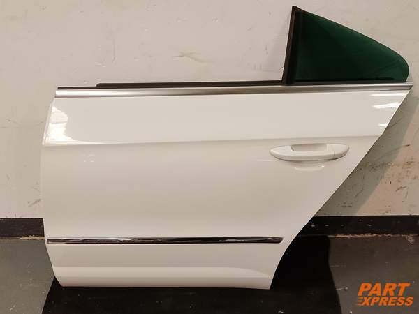 Porte Complète Arrière Gauche VW Passat CC B7 Berline Blanc B4 B9A Candy 2012-2017