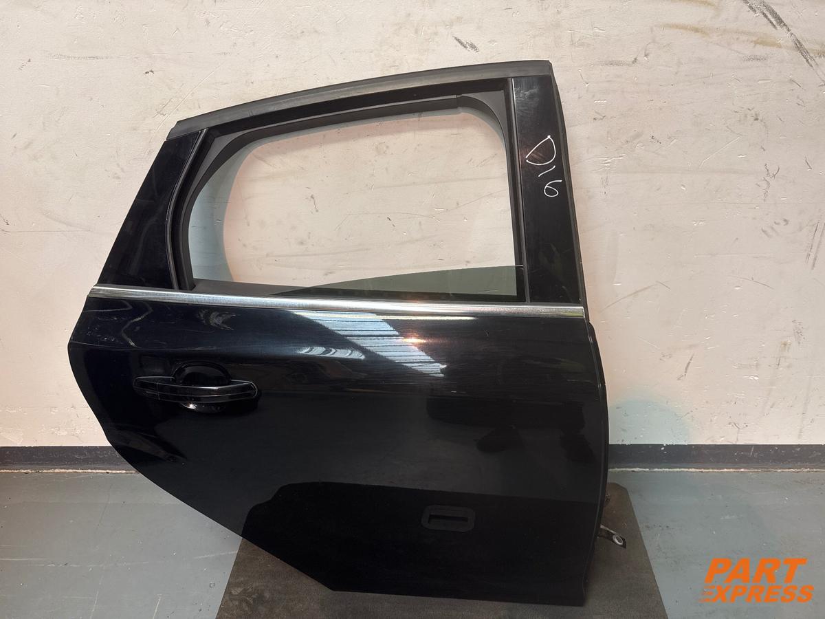 Door Complete Rear Right Ford Focus Mk3 Fastback Black JF Iridium 2010-2018
