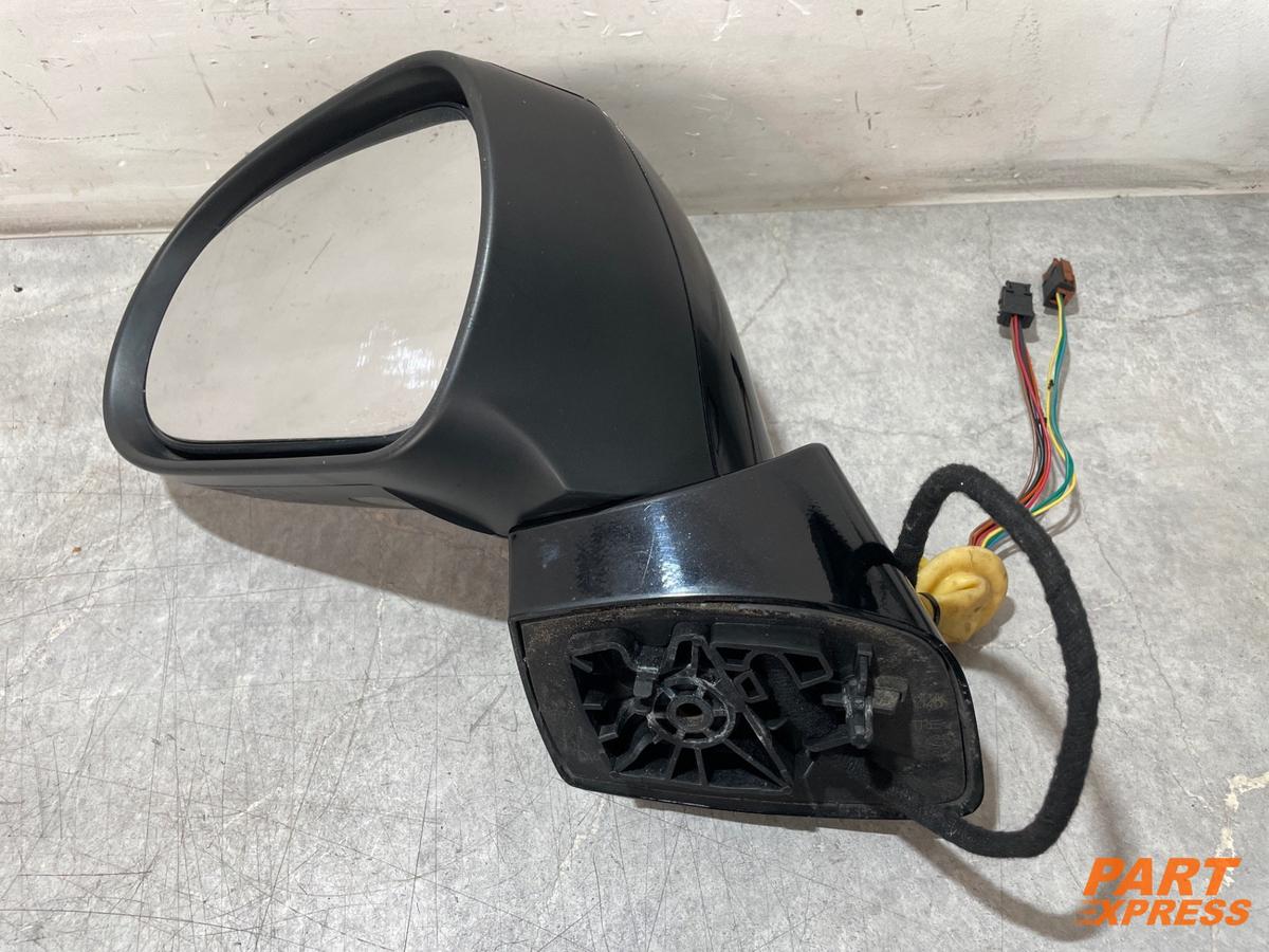 Außenspiegel links komplett 9 Pins Peugeot 308 CC T7 Schwarz 2009-2015 12563040